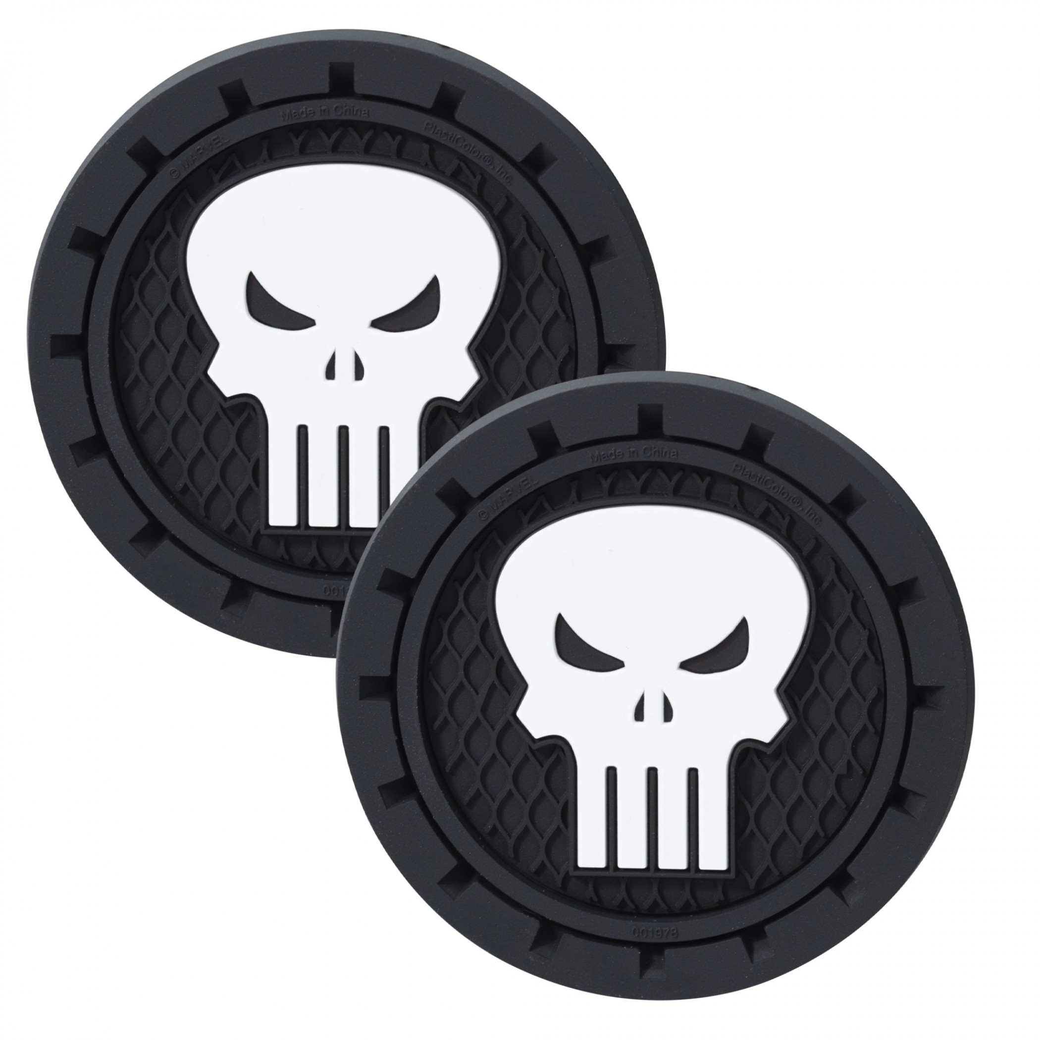 Punisher Logo Car Coasters 2-Pack